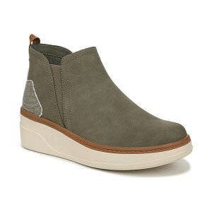 u[tBbV }u fB[X Xj[J[ V[Y Women's Charming Wedge High Top Sneakers Green Faux Suede