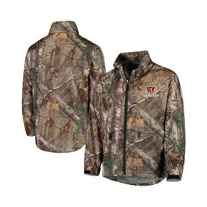 _ubN Y WPbgu] AE^[ Men's Realtree Camo Cincinnati Bengals Circle Sportsman Water-Resistant Packable Full-Zip Jacket Realtree Camo
