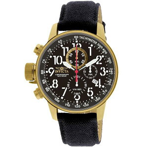 CrN^ Y rv ANZT[ Men's 1515 I-Force Quartz Chronograph Black Dial Watch Black