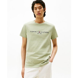 g~[ qtBK[ Y Vc gbvX Men's Embroidered Logo Slim-Fit Crewneck T-Shirt Earth Sage