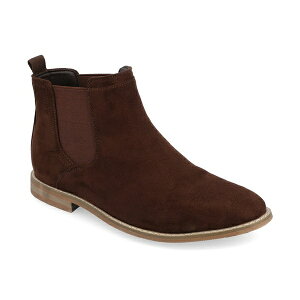 @Z Jpj[ Y u[c V[Y Men's Marshall Tru Comfort Foam Pull-On Round Toe Chelsea Boots Brown