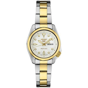 ZCR[ fB[X uXbgEoOEANbg ANZT[ Women's Automatic 5 Sports Two-Tone Stainless Steel Bracelet Watch 28mm White