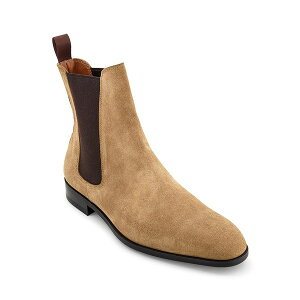 アンソニー ヴィア メンズ ブーツ シューズ Men's Ashford Chelsea Slip On Boots Beige
