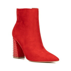 ニューヨーク アンド カンパニー レディース ブーツ シューズ Women's Zhuri Pointed Toe Bootie Red