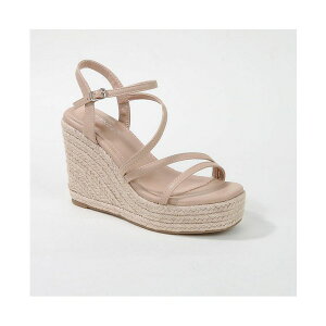 バーネス レディース サンダル シューズ Roma Espadrille Wedge Sandal Beige
