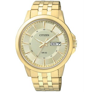 V`Y fB[X uXbgEoOEANbg ANZT[ Men's Gold-Tone Stainless Bracelet Watch 41mm BF2013-56P No Color