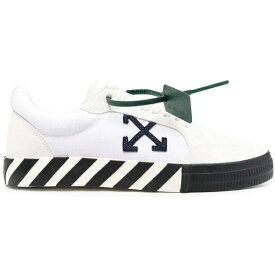 OFF-WHITE オフホワイト メンズ スニーカー 【OFF-WHITE Low Vulcanized Canvas Suede】 サイズ EU_41(26.0cm) White Navy Blue