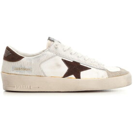 Golden Goose ゴールデングース メンズ スニーカー 【Golden Goose Stardan】 サイズ EU_43(28.0cm) Pony Hair White Brown