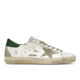 Golden Goose ゴールデングース メンズ スニーカー 【Golden Goose Super-Star】 サイズ EU_43(28.0cm) White Green Grey Suede Patch