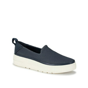 xAgbvX fB[X Xb|E[t@[ V[Y Women's Nevin Slip On Sneakers Navy Blue Mesh