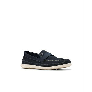 N[NX Y hXV[Y V[Y Men's Collection Flexway Band Shoes Navy suede