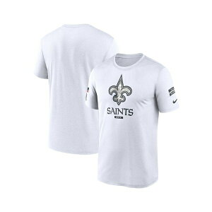 �i�C�L �����Y �V���c �g�b�v�X Men's White New Orleans Saints 2024 Salute To Service Legend Performance T-Shirt White