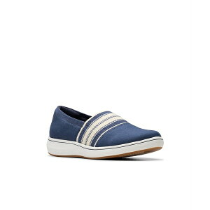 N[NX fB[X Xb|E[t@[ V[Y Cloudsteppers Women's Breeze Sky Mist Slip-On Shoes Navy Textile