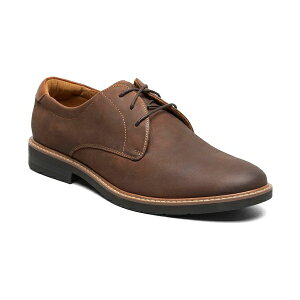 t[VC Y hXV[Y V[Y Men's Highpoint Round Toe Oxford Brown Nubuck
