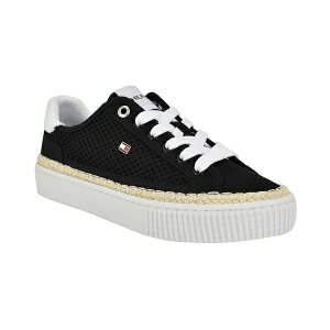 g~[ qtBK[ fB[X Xj[J[ V[Y Women's Chirley Mesh Espadrille Platform Sneakers Black