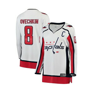 �t�@�i�e�B�N�X ���f�B�[�X �J�b�g�\�[ �g�b�v�X Women's Alexander Ovechkin White Washington Capitals Breakaway Player Jersey White
