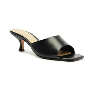 �V���b�c ���f�B�[�X �T���_�� �V���[�Y Women's Dethalia Mid Stiletto Sandals Black Leather