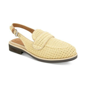 WFg\EY fB[X Xb|E[t@[ V[Y Women's Caleb Slingback Loafer Flats Natural Raffia