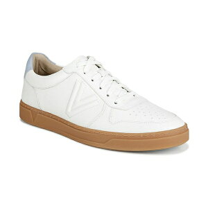oCIjbN Y Xj[J[ V[Y Mens Lucas Court Sneakers White/ skyway blue leather