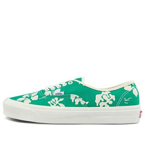 Vans �o���Y �����Y �X�j�[�J�[ �yVans Authentic 44 DX Low Tops Casual Skateboarding Shoes Green Printing Unisex VN0A5KX4AWP�z �T�C�Y US_M_4
