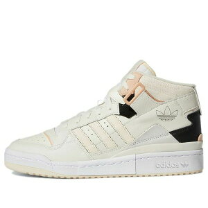 adidas �A�f�B�_�X �����Y �X�j�[�J�[ �yadidas Forum Exhibit Mid 'Off White Halo Blush' H01922�z �T�C�Y US_8(26.0cm)