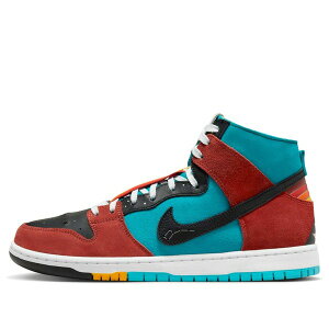 Nike �i�C�L �����Y �X�j�[�J�[ �yNike x Di'orr Greenwood SB Dunk Hi Decon QS 'Turquoise Blue Red' FQ1775-400�z �T�C�Y US_8.5(26.5cm)