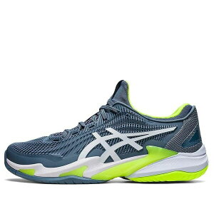 ASICS �A�V�b�N�X �����Y �X�j�[�J�[ �yASICS Court FF 3 'Steel Blue Lime' 1041A370-400�z �T�C�Y US_8.5(26.5cm)