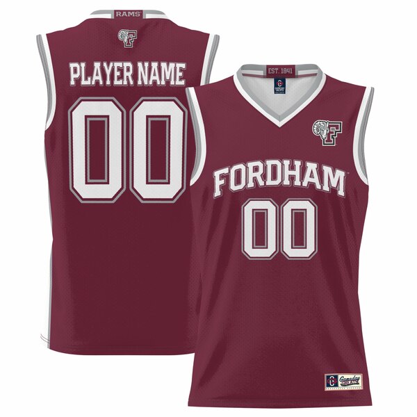 プロスフィア メンズ ユニフォーム トップス Fordham Rams ProSphere NIL PickAPlayer Men´s Basketball Jersey Maroon