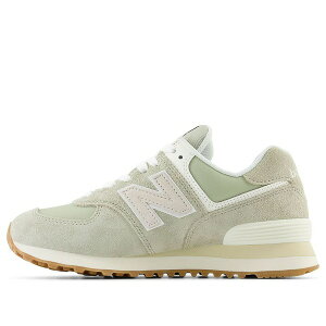 New Balance j[oX fB[X Xj[J[ Green/White/Beige y(WMNS) New Balance 574 Lifestyle Sneakers 'light Green' WL574QD2z TCY US_6(23.0cm)