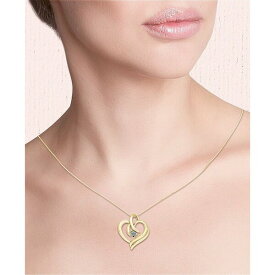 セイレーン レディース ネックレス・チョーカー・ペンダントトップ アクセサリー Diamond Open Heart 18" Pendant Necklace (1/8 ct. t.w.) in 14k White or Yellow Gold Yellow Gold