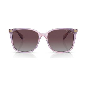 ラルフローレン レディース サングラス＆アイウェア アクセサリー Women's Polarized Sunglasses, RA529356-P Striped Purple