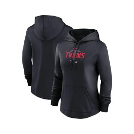 ナイキ レディース パーカー・スウェットシャツ アウター Women's Black Minnesota Twins Authentic Collection Pregame Performance Pullover Hoodie Black