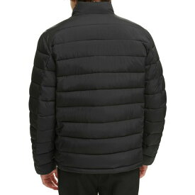 ダナ キャラン ニューヨーク メンズ ジャケット＆ブルゾン アウター Men's Quilted Full-Zip Stand Collar Puffer Jacket Black