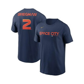 ナイキ レディース Tシャツ トップス Men's Alex Bregman Navy Houston Astros City Connect Name and Number T-shirt Navy
