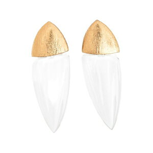 �}�j�[�Y ���f�B�[�X �s�A�X���C�������O �A�N�Z�T���[ Gold-leaf-embellished drop earrings Gold