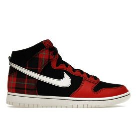 Nike ナイキ メンズ スニーカー 【Nike Dunk High SE】 サイズ US_15(33.0cm) Tartan Plaid Black University Red