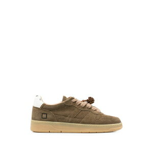 �f�C�g �����Y �X�j�[�J�[ �V���[�Y Court 2.0 logo-embossed suede sneakers Brown