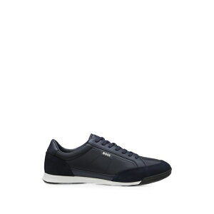 �{�X �����Y �X�j�[�J�[ �V���[�Y Nitan panelled sneakers Blue
