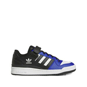 �A�f�B�_�X �����Y �X�j�[�J�[ �V���[�Y Forum low white/pulse blue/black sneakers Black