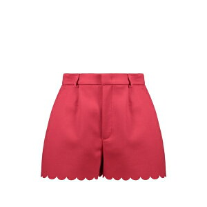 ���b�h���@�����e�B�m ���f�B�[�X �J�W���A���p���c �{�g���X Scalloped-hem shorts Red