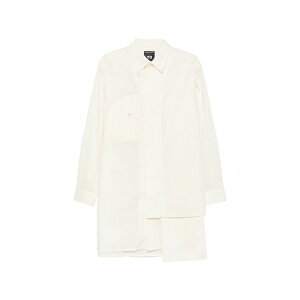 ���C�X���[ �����Y �V���c �g�b�v�X Layered-hem shirt Neutrals