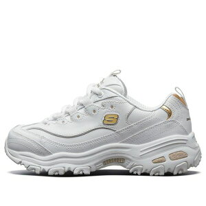 Skechers XPb`[Y fB[X Xj[J[ White/Gold y(WMNS) Skechers D'lites GS White/Gold 11931-WGDz TCY US_6.5(23.5cm)