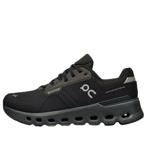 On Running I jO fB[X Xj[J[ Black y(WMNS) On Running Cloudrunner 2 Waterproof 'Magnet Black' 3WE10142130z TCY US_5(22.0cm)