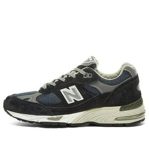 New Balance �j���[�o�����X ���f�B�[�X �X�j�[�J�[ Blue �y(WMNS) New Balance 991 'Grey Navy Black' W991NV�z �T�C�Y US_8(25.0cm)