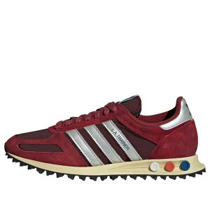 adidas �A�f�B�_�X �����Y �X�j�[�J�[ �yadidas LA SNEAKER 'Noble Maroon Silver Metallic Maroon' JQ5715�z �T�C�Y US_10(28.0cm)