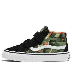 Vans �o���Y �����Y �X�j�[�J�[ �yVans Sk8-Mid Reissue Hook and Loop Shoes 'Black Green Orange' VN00018TBOQ�z �T�C�Y US_12(30.0cm)