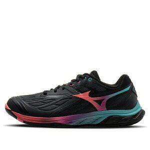 Mizuno �~�Y�m �����Y �X�j�[�J�[ �yMizuno Wave Fang 2 'Black Pink Blue' 71GA231337�z �T�C�Y US_5(23.0cm)