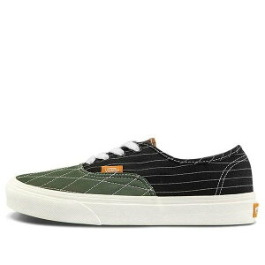 Vans �o���Y �����Y �X�j�[�J�[ �yVans Unisex Authentic Sneakers Black/Green Blackgreenmulti-Color VN0A5KRD8D8�z �T�C�Y US_10.5(28.5cm)