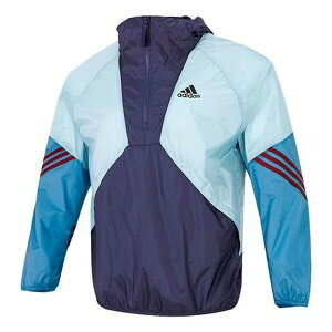 adidas AfB_X Y Xj[J[ yMen's adidas Logo Colorblock Splicing Stripe Sports Training Casual Jacket Blue H65747z TCY US_M_XXL