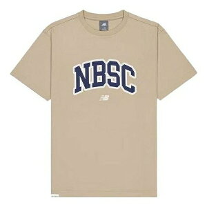 New Balance j[oX Y Xj[J[ yNew Balance Big NBSC Graphic T-Shirt 'Beige Navy' AMT42322-SOTz TCY US_M_L
